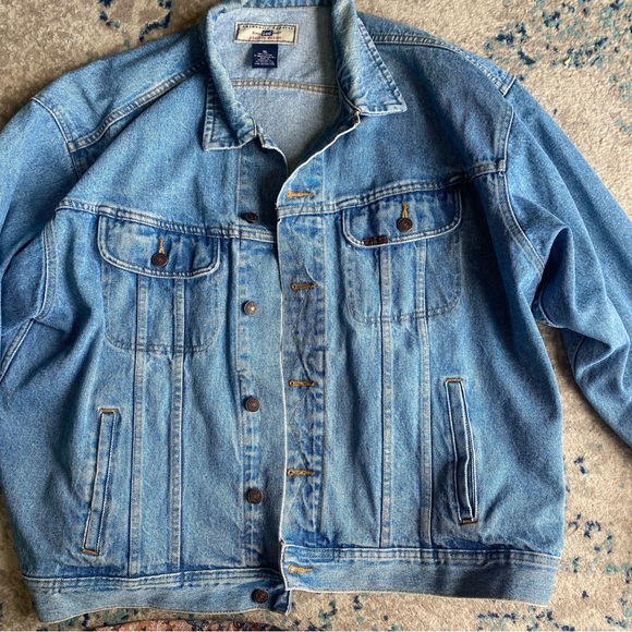 Hand painted XL jean jacket - Mojo Jojo from the Powerpuff Girls - Picture 3 of 6